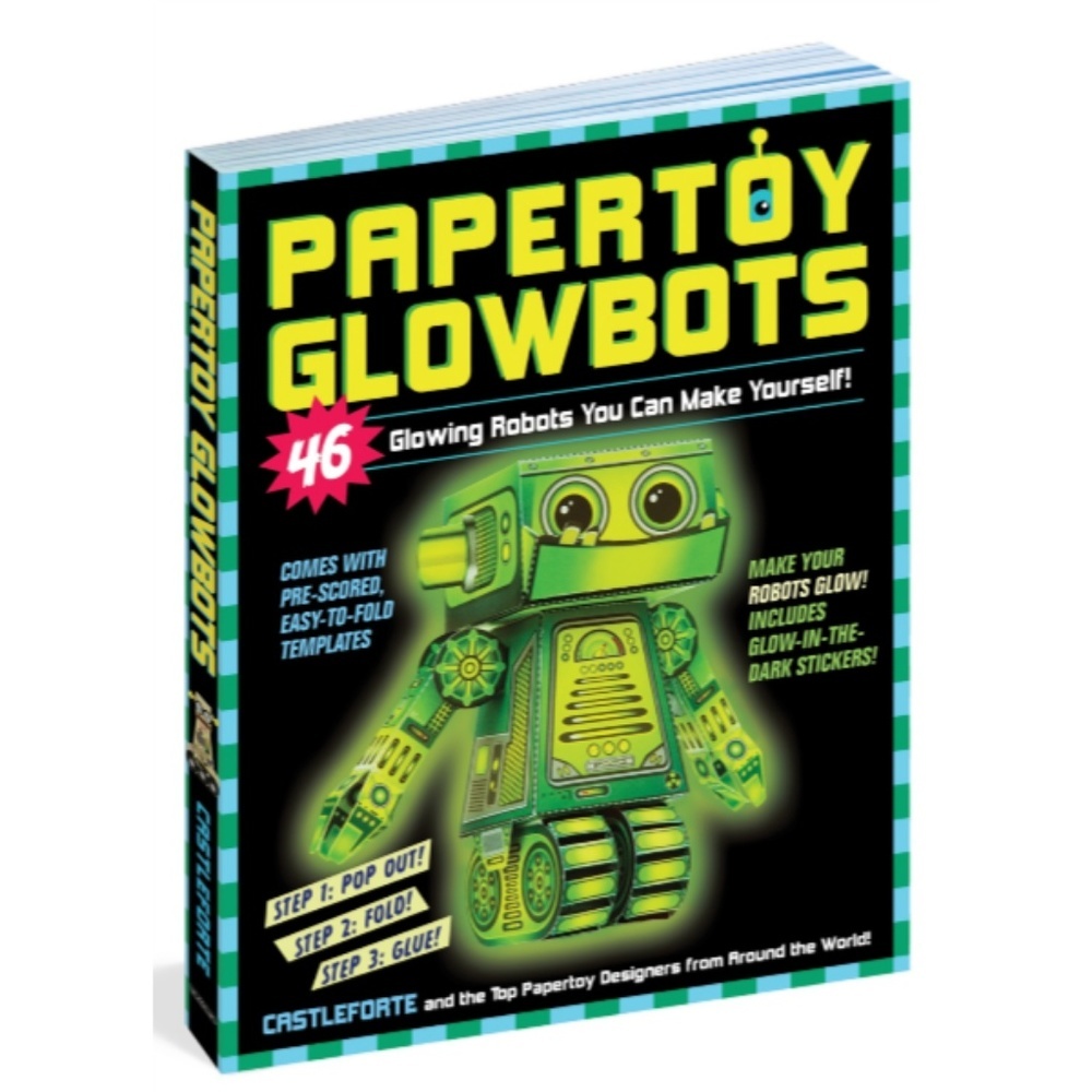 Papertoy Glowbots Activity Book